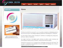 Tablet Screenshot of cooltechhvacservices.com